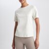DEFACTO Fit Standard Fit Crew Neck Sportsman Short Sleeve T-Shirt