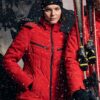 DEFACTO Fit Water Repellent Ski Jacket Slim Fit Hooded Zippered Hand Protection Pocket Waterproof