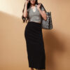 DEFACTO Fitted Ribbed Camisole Maxi Skirt