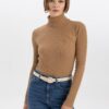DEFACTO Fitted Turtleneck Knit Sweater