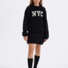 DEFACTO Girl Black Basic Knit School Shorts Skirt