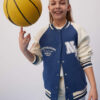 DEFACTO Girl College Collar Thick Soft Lined Bomber Cardigan