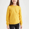 DEFACTO Girl Regular Fit Crew Neck Pullover