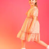 DEFACTO Girl Regular Fit Short Sleeve Mini Dress