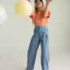 DEFACTO Girl Wide Leg Jean Trousers