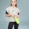 DEFACTO Girl's Hooded Printed Sleeveless Sweatshirt