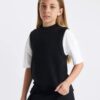 DEFACTO Girl's Crew Neck Knitted Sweater