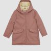 DEFACTO Girls Waterproof Plush Lined Hooded Raincoat