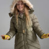 DEFACTO Hooded Faux Fur Lined Coat/Parka