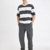 DEFACTO Jogger Pants with Elastic Waistband and Tie