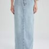 DEFACTO Long Fit Jean Long Skirt