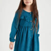 DEFACTO Long Sleeve Woven Dress