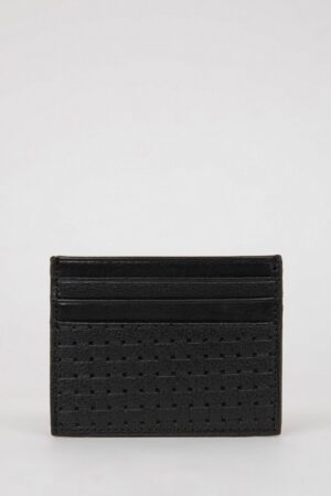 DEFACTO Men's Faux Leather Card Holder