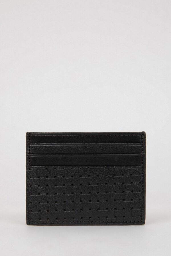 DEFACTO Men's Faux Leather Card Holder