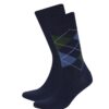 DEFACTO Men's Seamless 2-Piece Cotton Long Socks
