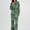 DEFACTO Moroccan Trousers Wide Leg Wide Leg Patterned High Waist Long Length