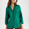 DEFACTO Oversize Fit Poplin Long Sleeve Shirt