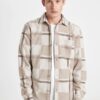 DEFACTO Regular Fit Checked Fleece Long Sleeve Shirt