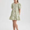 DEFACTO Regular Fit Cotton Woven Dress