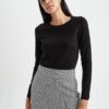 DEFACTO Regular Fit Crew Neck Basic Knitwear Sweater