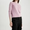 DEFACTO Regular Fit Crew Neck Basic Plain Knitwear Sweater