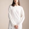DEFACTO Regular Fit Crew Neck Basic Plain Knitwear Sweater Tunic
