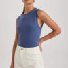 DEFACTO Regular Fit Crew Neck Combed Tank Top