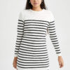 DEFACTO Regular Fit Crew Neck Tunic