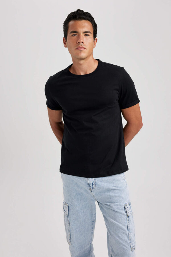 DEFACTO Regular Fit Crew nyakú póló