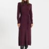 DEFACTO Regular Fit Half Turtleneck Maxi Knit Dress