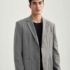 DEFACTO Regular Fit Jacket Collar Lined Buttoned Pocket Blazer Jacket