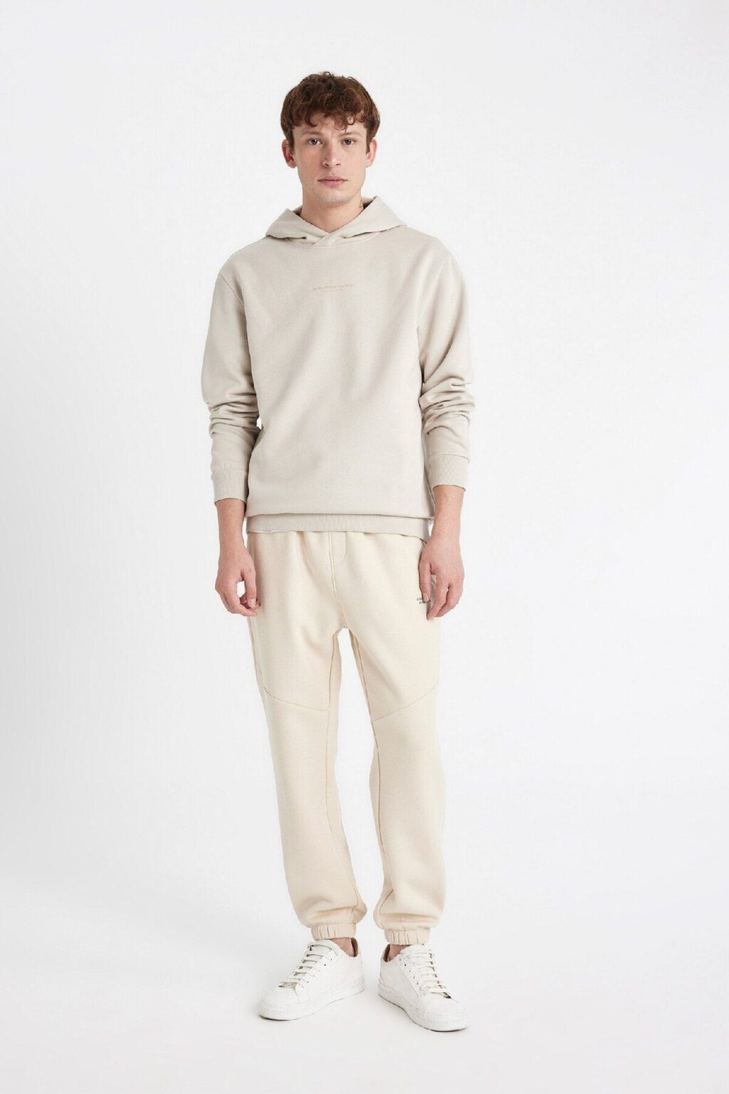 DEFACTO Regular Fit Jogger Sweatpants Zipper Pocket Elastic Leg