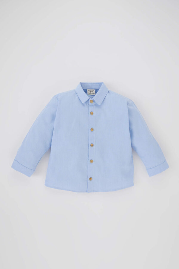 DEFACTO Regular Fit Oxford Long Sleeve Shirt