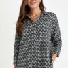 DEFACTO Regular Fit Patterned Long Sleeve Shirt