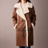 DEFACTO Regular Fit Plush Lining Suede Coat Parka
