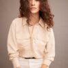 DEFACTO Regular Fit Pocketed Long Sleeve Viscose Shirt