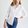 DEFACTO Regular Fit Shirt Collar Long Sleeve Shirt