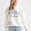 DEFACTO Regular Fit Slogan Sweatshirt
