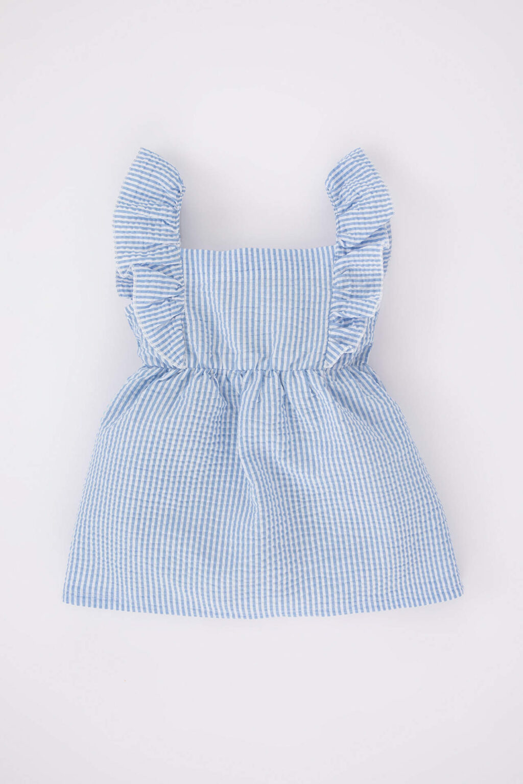 DEFACTO Regular Fit Striped Sleeveless Woven Dress