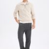 DEFACTO Regular Fit Sweatpants Elastic Waist Basic Straight Pocket Straight Leg