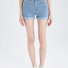 DEFACTO Regular Waist Folded Jean Shorts