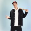 DEFACTO Relax Fit Cotton Buttoned Pocket Detailed Long Sleeve Shirt