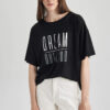 DEFACTO Relax Fit Crew Neck Slogan Printed Short Sleeve T-Shirt