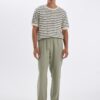 DEFACTO Relax Fit Skinny Leg Linen Blend Trousers