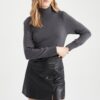 DEFACTO Relax Fit Turtleneck Cashmere Textured Extra Soft Basic Sweater
