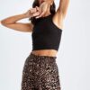 DEFACTO Relax Fit Viscose Printed Normal Waist Short