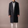 DEFACTO Slim Fit Cashmere Coat Parka Slim Cut Lined Buttoned Pocket