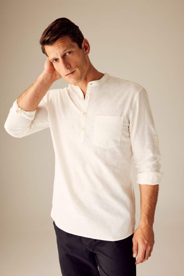DEFACTO Slim Fit Long Sleeve Shirt