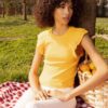 DEFACTO Slim Fit Sleeveless Frill Detail T-Shirt