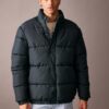DEFACTO Stand Collar Puffer Jacket with Zipper and Snap Pocket